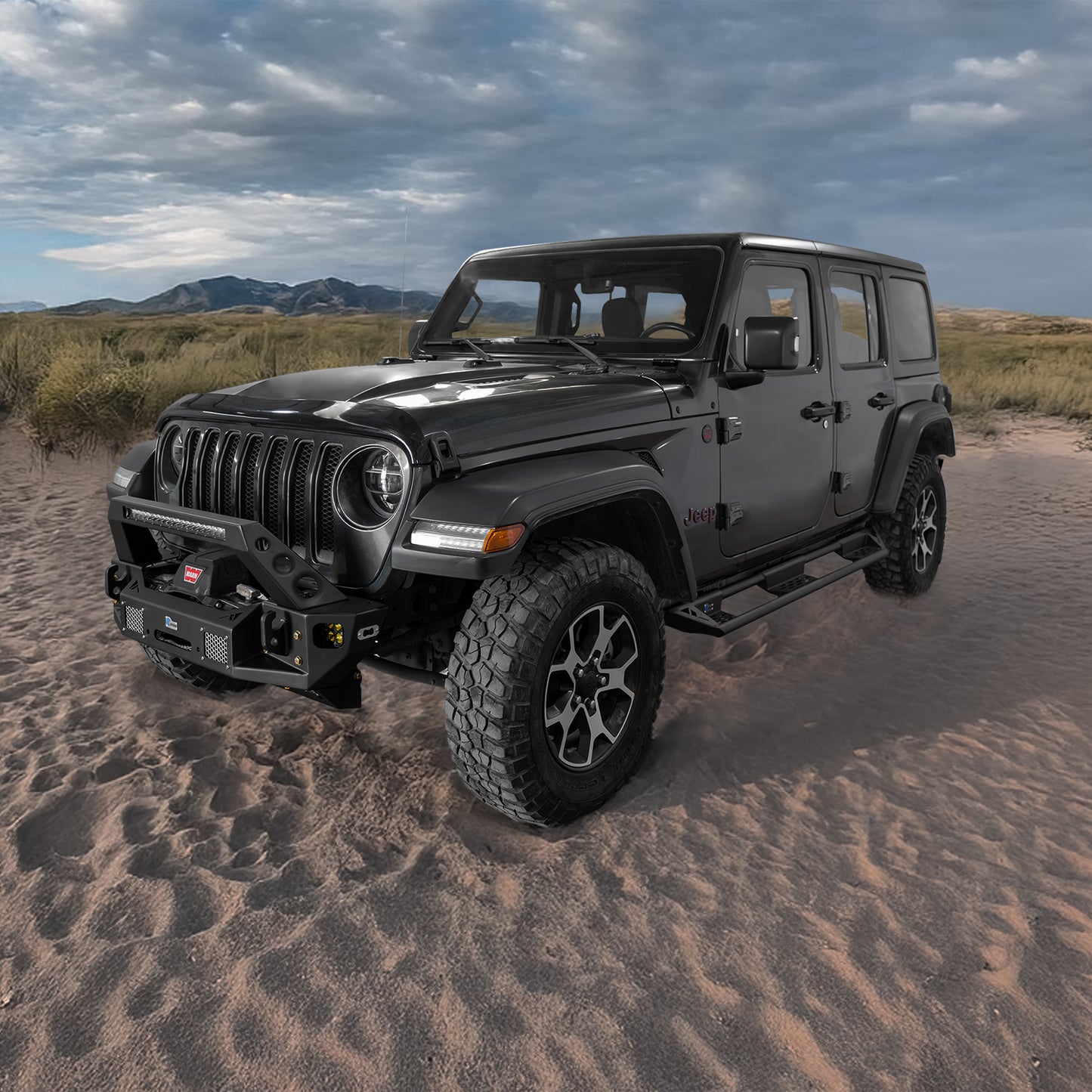 BCOFFROAD JL EUD SERIES SIDE STEPS-4DOOR