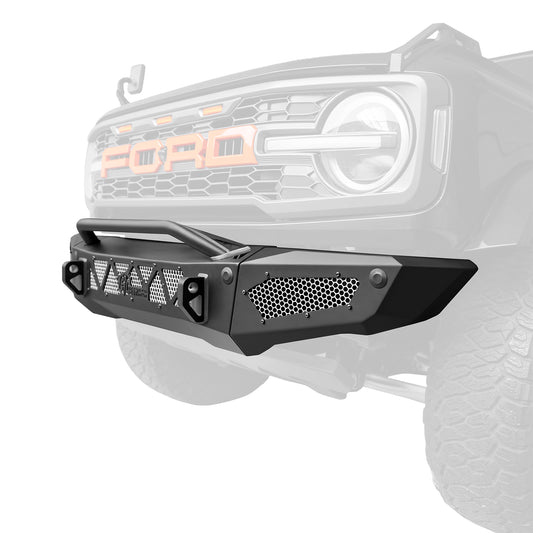 BCOFFROAD 21+ BRONCO NON-WINCH FRONT BUMPER HC
