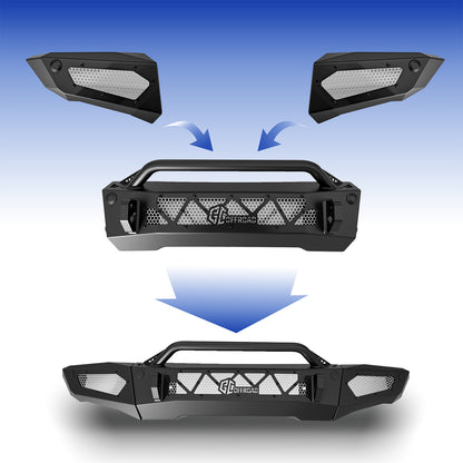 BCOFFROAD 21+ BRONCO NON-WINCH FRONT BUMPER HC