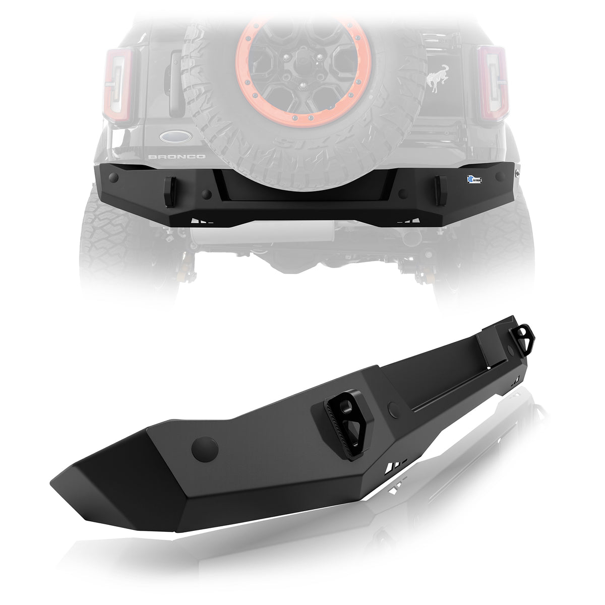 BCOFFROAD 21+ BRONCO HIGH CLEARANCE REAR BUMPER