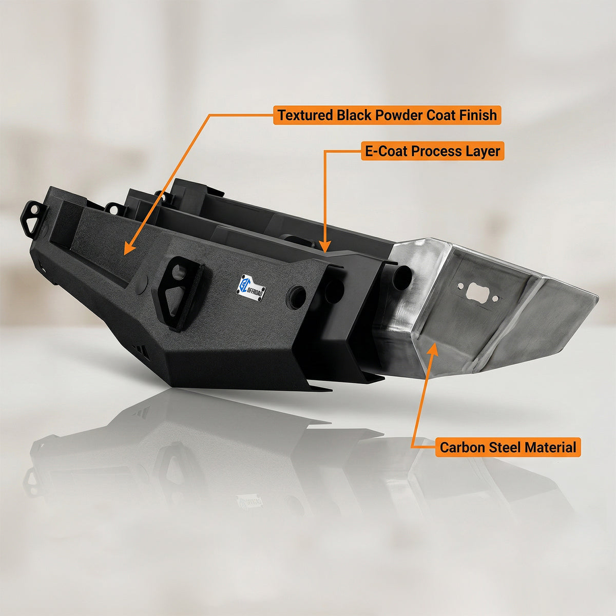 BCOFFROAD 21+ BRONCO HIGH CLEARANCE REAR BUMPER