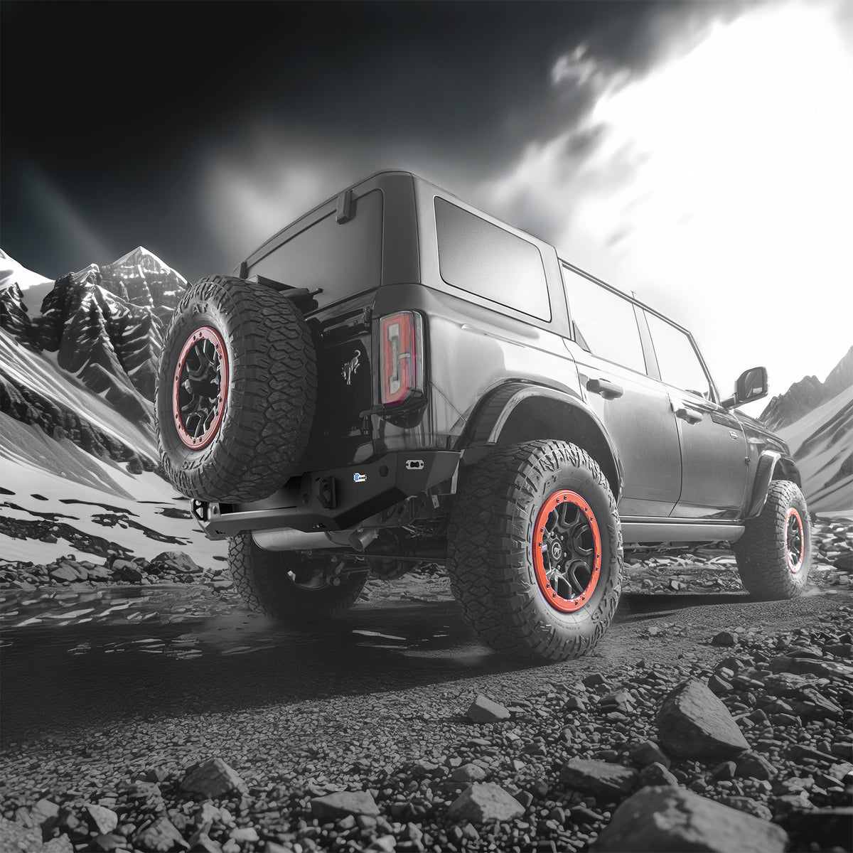BCOFFROAD 21+ BRONCO HIGH CLEARANCE REAR BUMPER