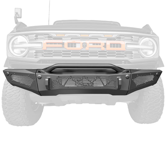 BCOFFROAD 21+ BRONCO NON-WINCH FRONT BUMPER HC