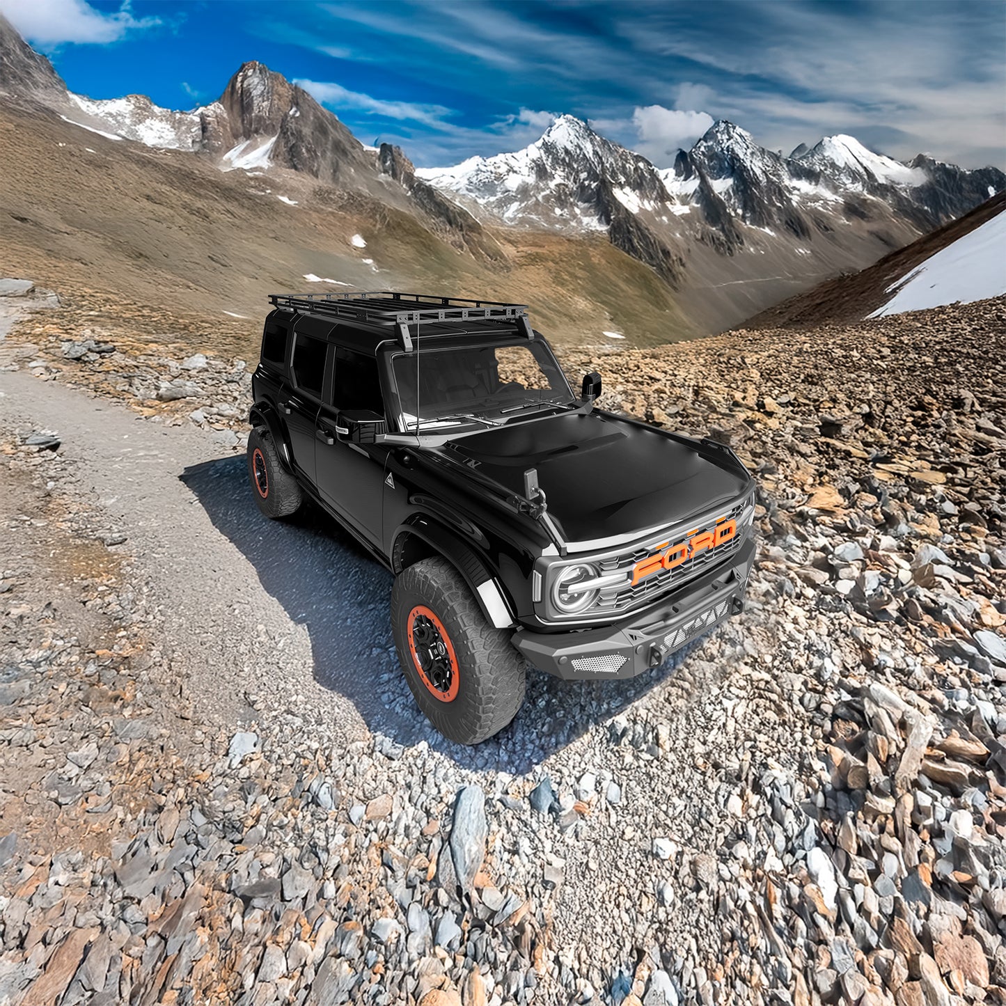BCOFFROAD 21+ BRONCO HD ROOF RACK-4DOOR